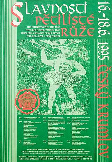 Slavnosti Slavnosti pětilisté růže 1995, plakát